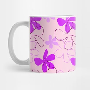 Pink, lilac, flower, flowers, floral, floral arrangement, spring, summer, seamless, pattern Mug